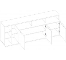 Тумба под телевизор Компакт 3D7N L левая Тумба под телевизор Компакт 3D7N L левая