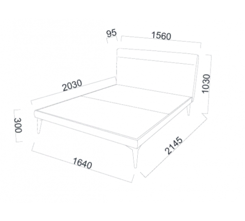 Двуспальная кровать FLEXY 26-160/180 Двуспальная кровать FLEXY 26-160/180