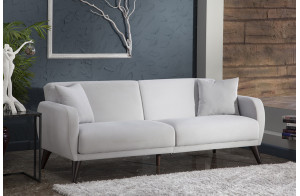 Трехместный Диван-кровать Flexy Флекси (светло-серый)