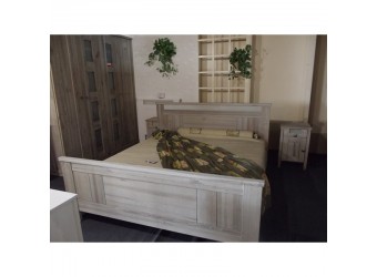 Двуспальная кровать Доминика БМ-2089 (белый воск) 1600 мм
