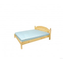 Двуспальная кровать Лотос сосна Б-1090-08 (натуральная сосна) 1400 мм