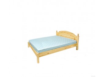 Двуспальная кровать Лотос сосна Б-1090-08 (натуральная сосна) 1400 мм