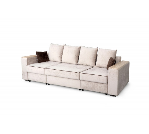 Диван-кровать Бостон 2400 с функциональными подлокотниками (вариант 1)