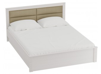 Двуспальная кровать Элана, цвет Бодега белая