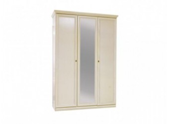 Шкаф для одежды Нинель ММ-167-01/03 (белая эмаль)