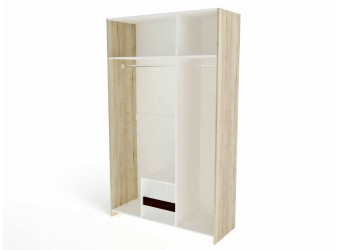 Трехстворчатый шкаф для одежды СМ-12 Мале с зеркалом