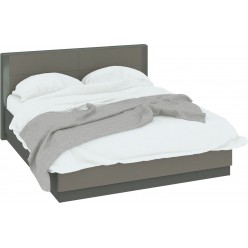 Кровать «Наоми» с подъемным механизмом (Фон серый, Джут) СМ-208.01.02
