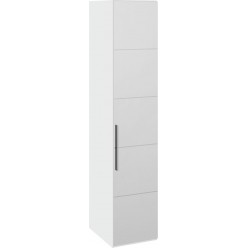 Шкаф с 1-й зеркальной дверью правый «Наоми» (Белый глянец) СМ-208.07.02 R