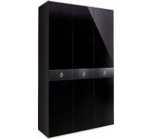 Трехстворчатый шкаф для одежды  Rimini Solo РМШ2/3 (s) (черный)