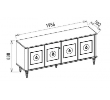 Буфет Мистраль (Mistral) MIST-10